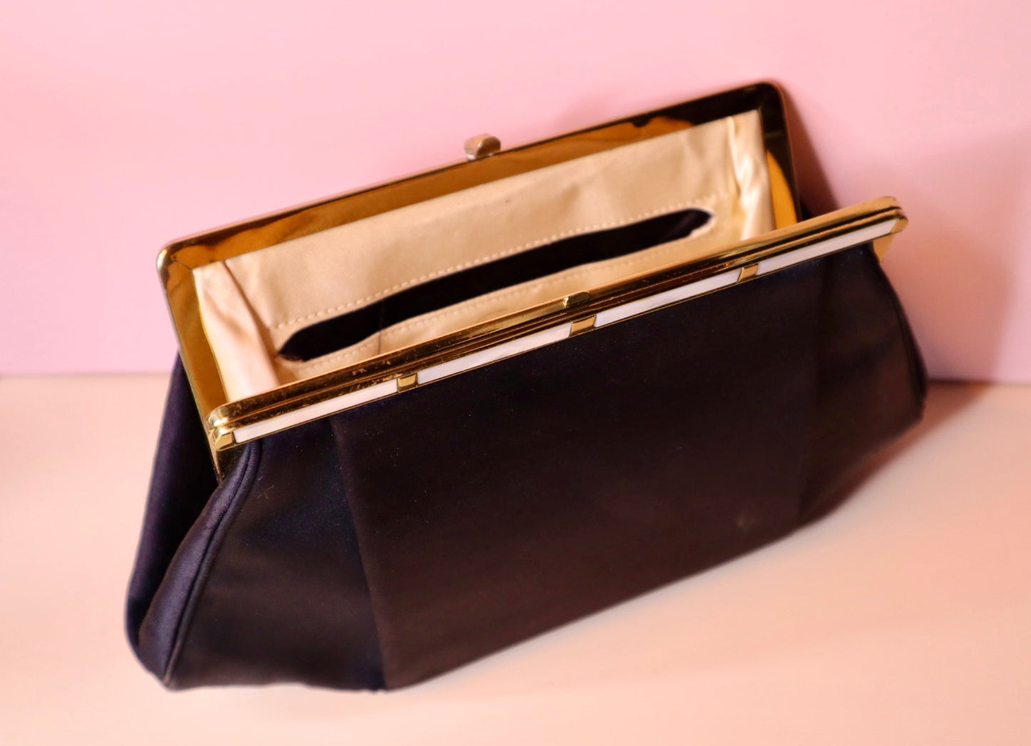 1950s Satin Clutch