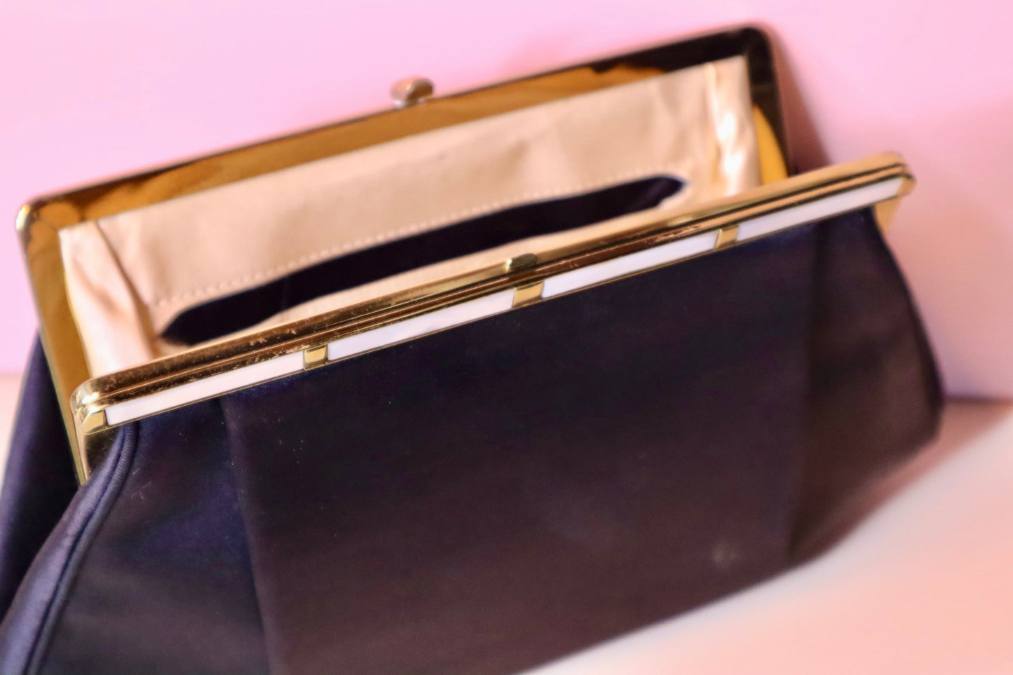 1950s Satin Clutch