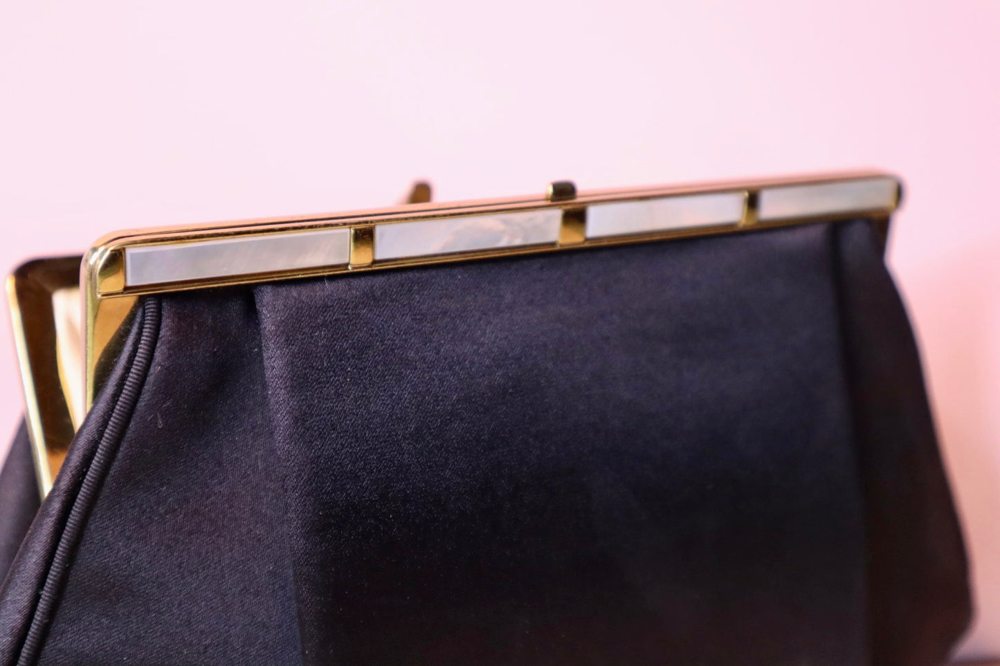 1950s Satin Clutch