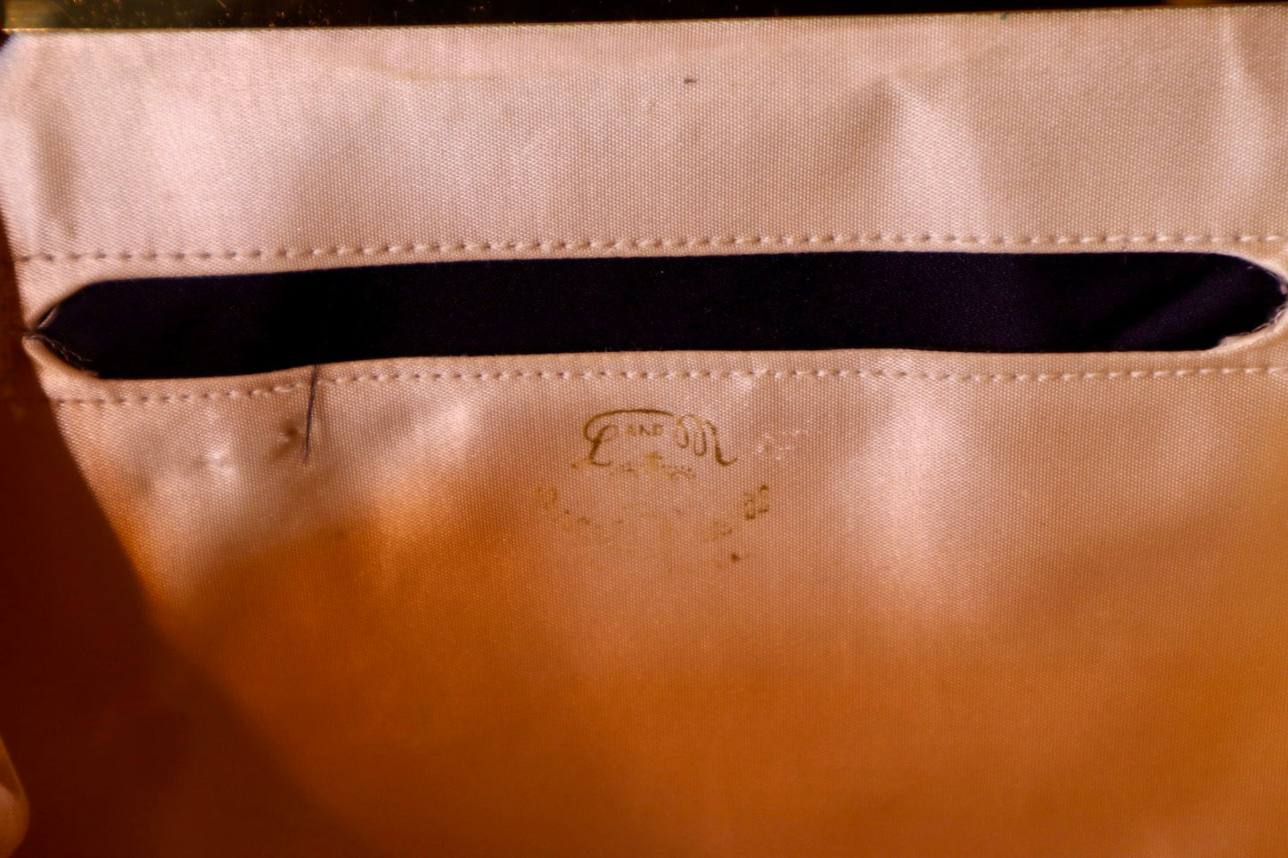 1950s Satin Clutch