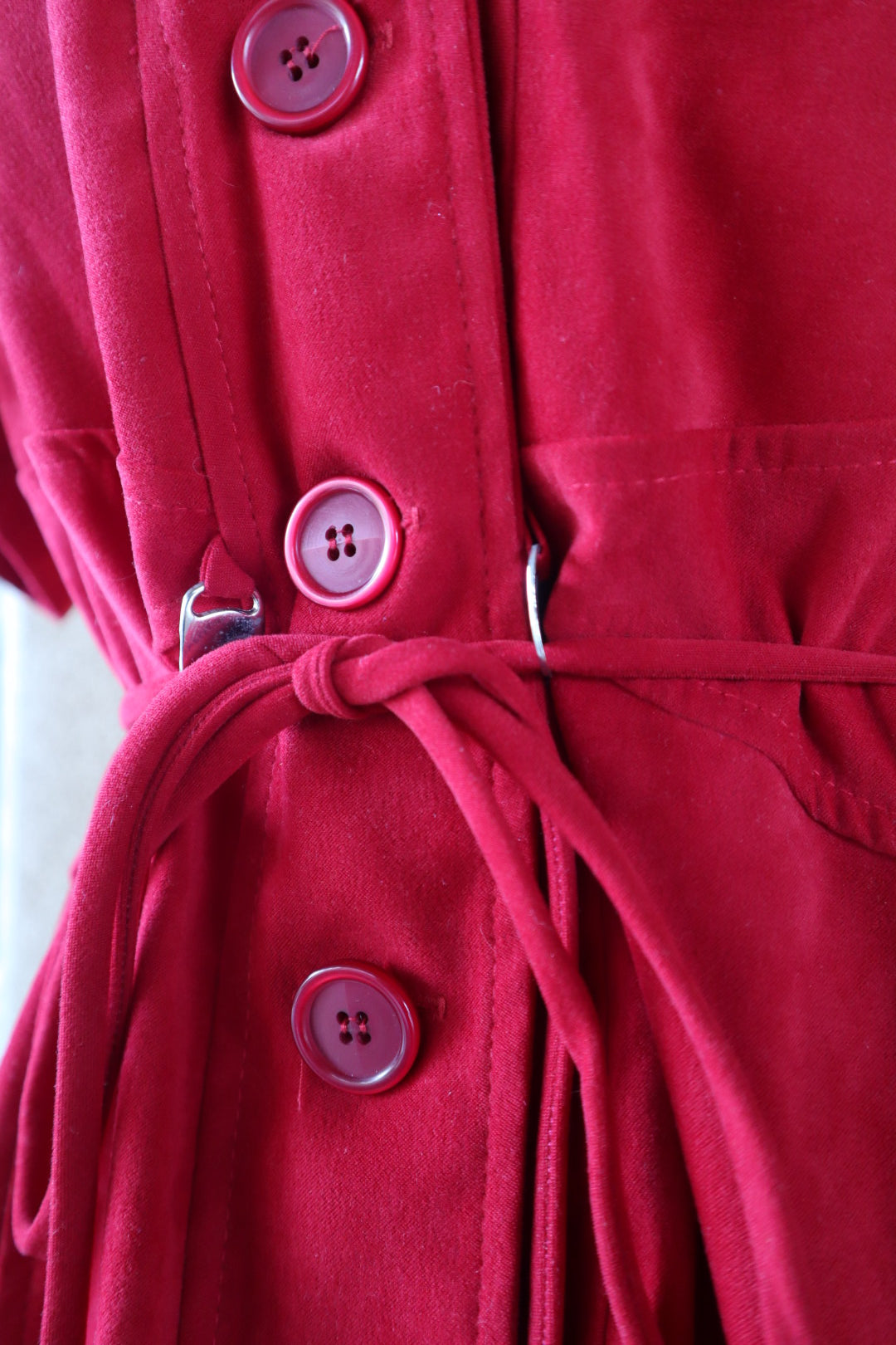 Vintage Red Suede Short-Sleeve Jacket – Isabel U.S.A.