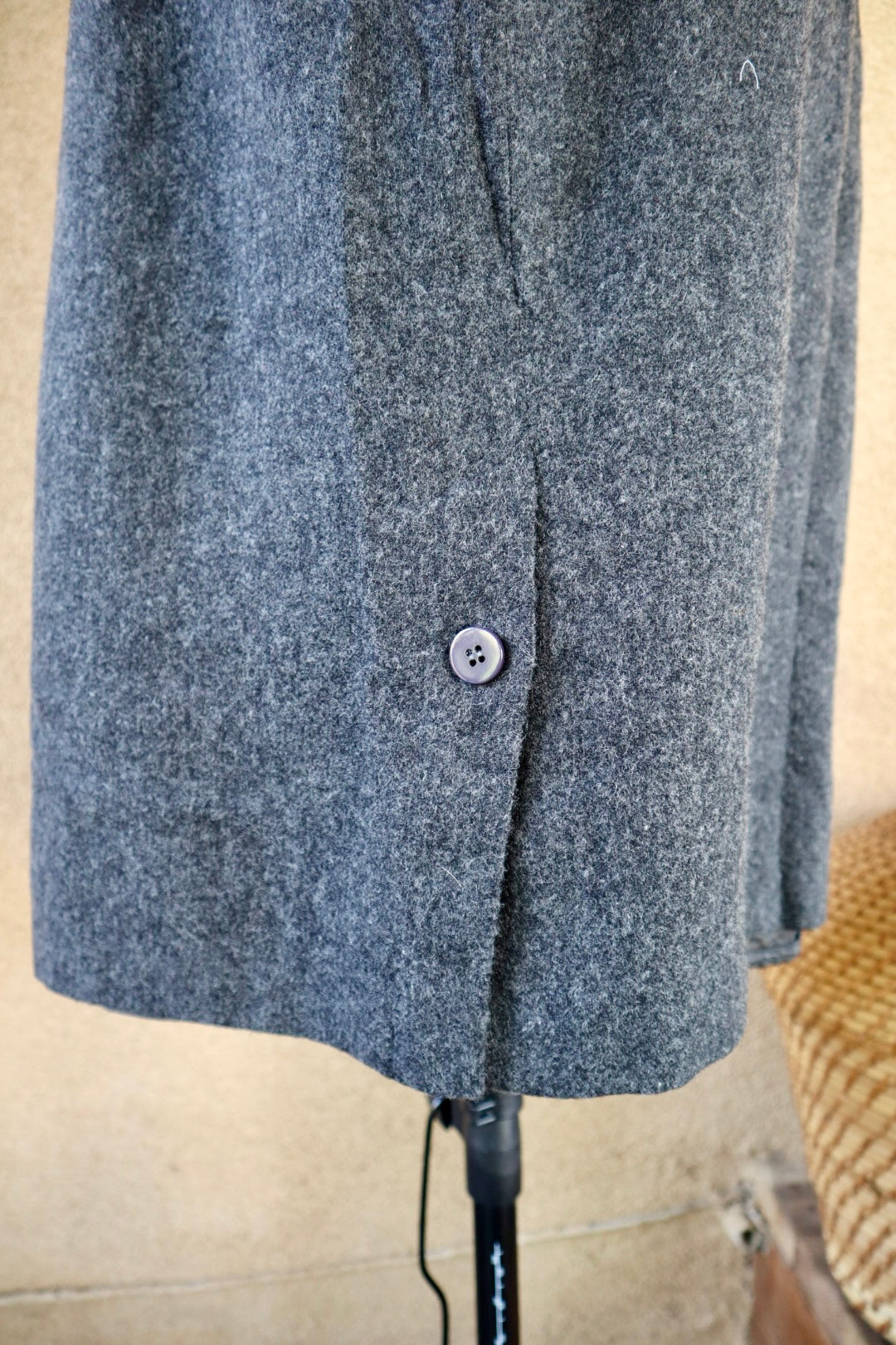 Vintage Wool Pencil Skirt