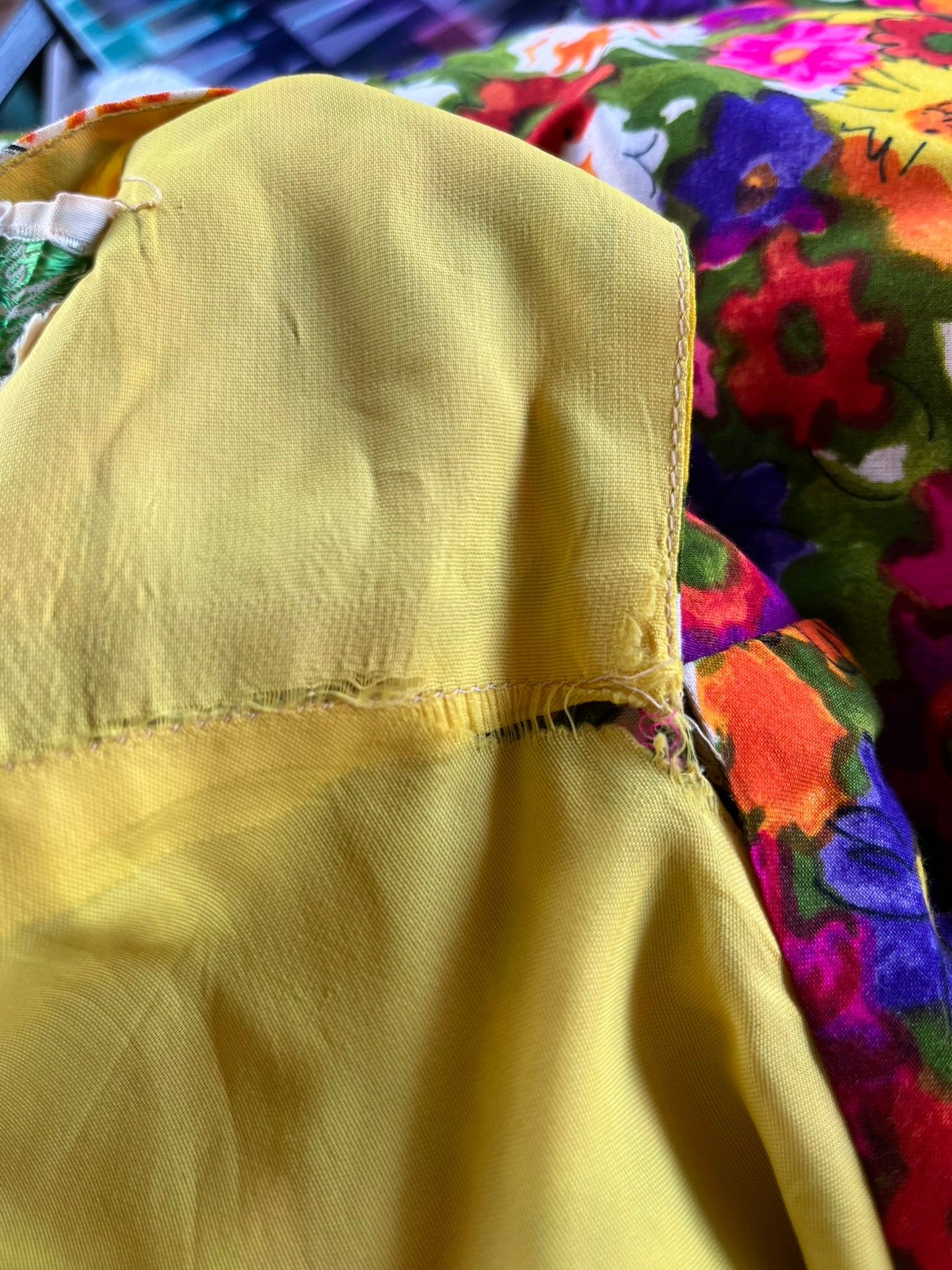 1960s Floral Dress