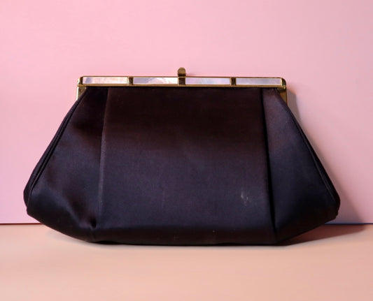 1950s Satin Clutch