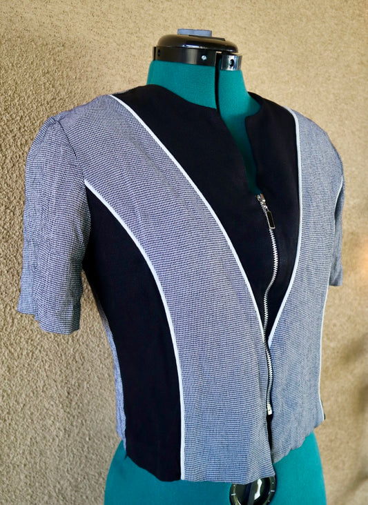 80's Zip up Top